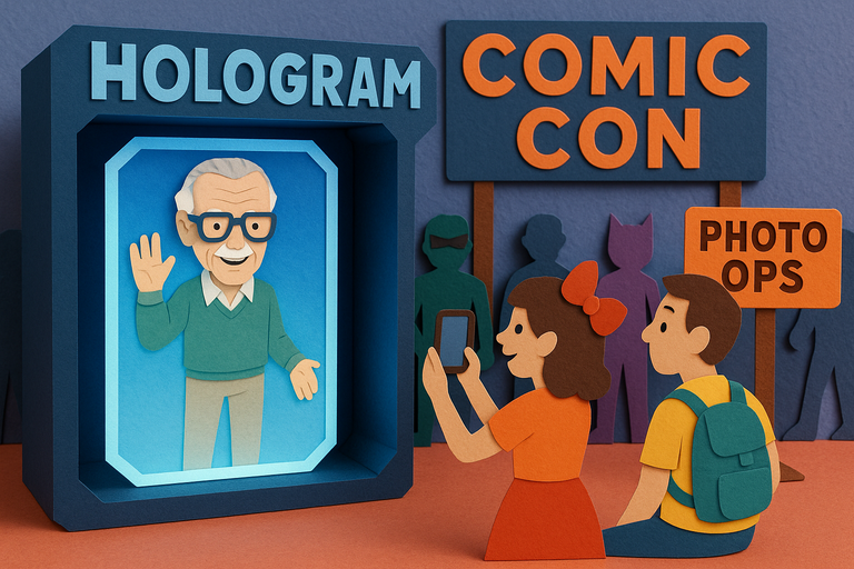 Stan Lee Resuscitated for AI-Powered Hologram at Comic Con