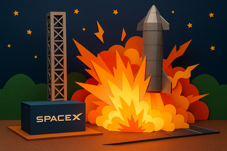 SpaceX's Starship explodes on the ground during a routine test