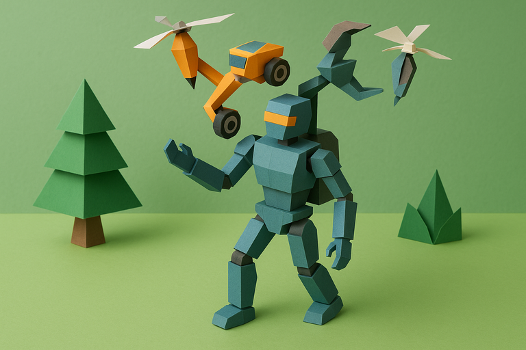 New 'Transformer' humanoid robot can launch a shapeshifting drone off its back