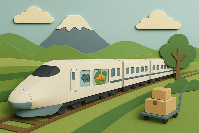 Japan’s Bullet Train Quietly Hauls Cargo at 300 km/h with No Passengers or Even Seats