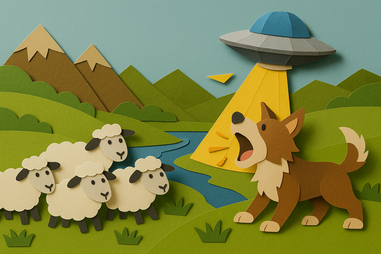 Steam: Sheepdog vs. UFOs – this free game has 100% positive reviews