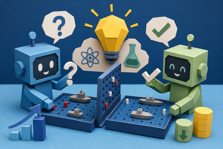 Teaching AI agents to ask better questions by playing “Battleship”