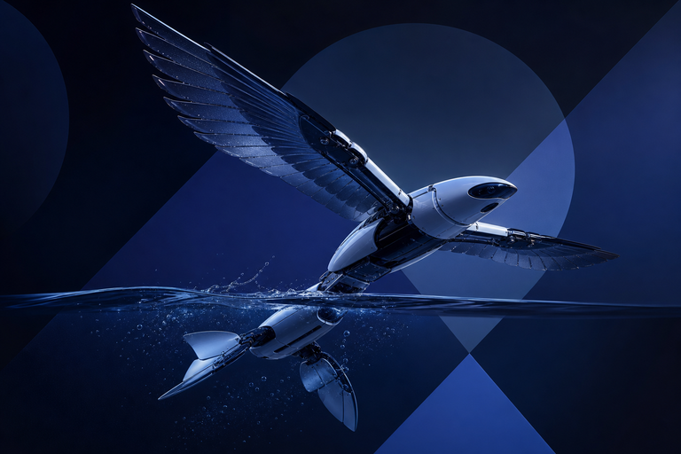 This Robot Can Flap Its Wings and Swim