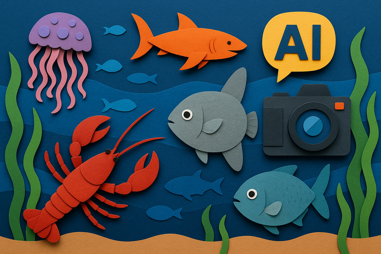 Merging AI and underwater photography to reveal hidden ocean worlds