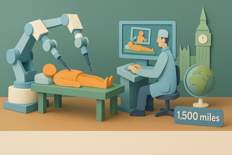 Robotic Surgery Performed Remotely on Patient 1,500 Miles Away