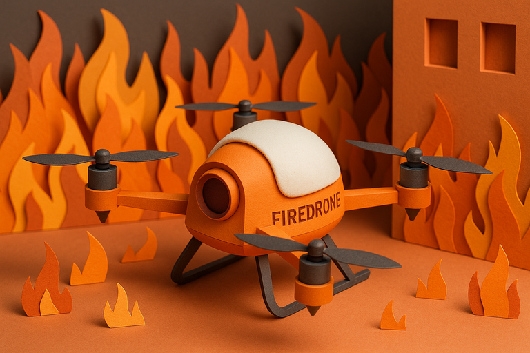 ‘FireDrone’ nears real-world use with aerogel shell that withstands 392°F blazes