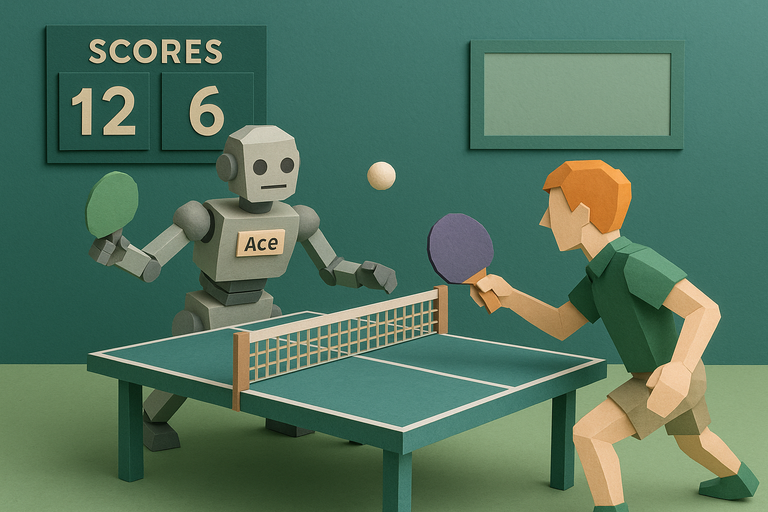 Sony AI’s Ace Robot Outplays Table Tennis Elites in Real Matches