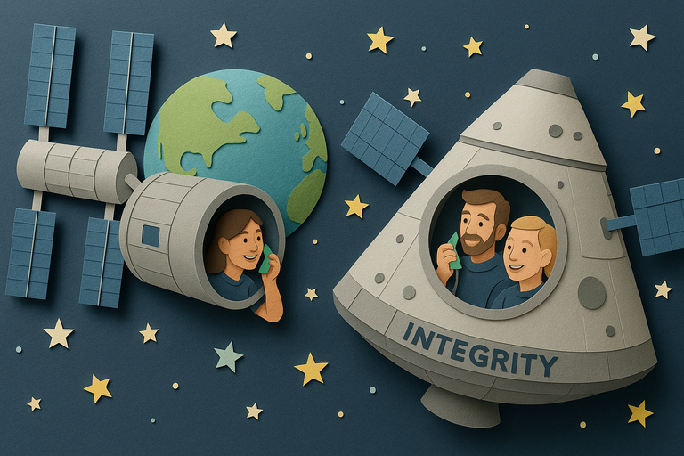 In a first, Artemis II moon astronauts make ‘ship to ship’ call to ISS