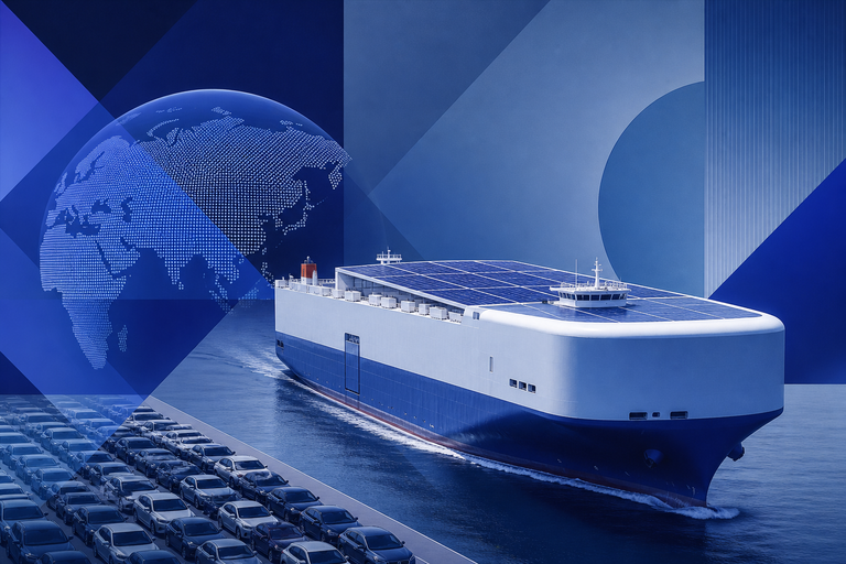 China delivers world’s first 10,800-vehicle ship with 200 kW solar power system