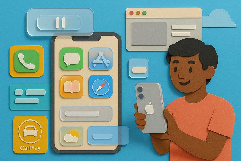 Apple's new 'liquid glass' design is its biggest visual update in years