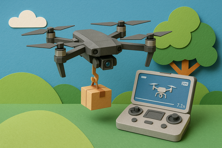 Cheap drone launches with zoom camera, 4K video and load dropping