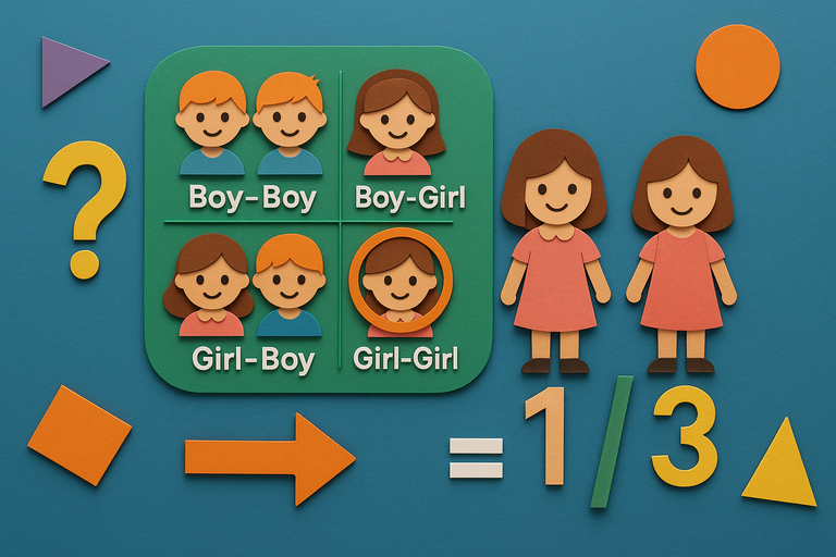 The sisters "paradox" – counter-intuitive probability