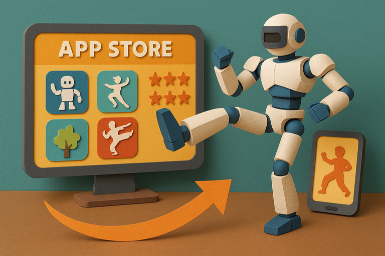 Now there's a robot app store because we all want our bots to kick like Bruce Lee