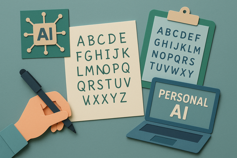 Now that's personal AI — Claude can now turn your handwriting into a personal font, giving you extra ways to express yourself