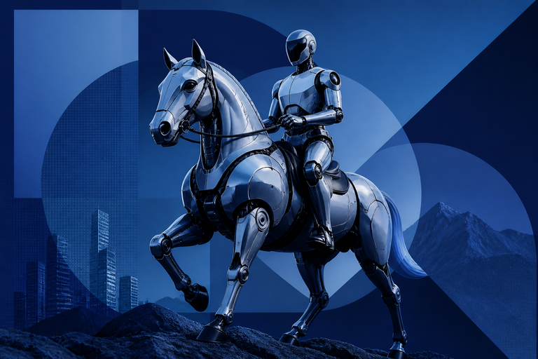 Video: Humanoid robot rides 660-pound capacity robot horse in Beijing demonstration