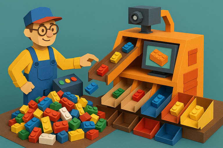 One Engineer’s Quest to Tame a Mountain of LEGO Bricks Resulted in This LEGO Sorting Machine
