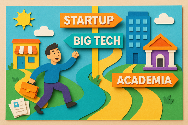 Landing your First Machine Learning Job: Startup vs Big Tech vs Academia