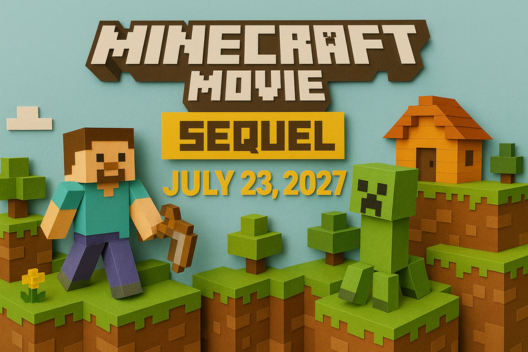 A Minecraft Movie sequel greenlit for July 23, 2027