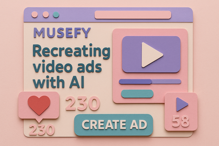 Musefy – Recreating video ads with AI
