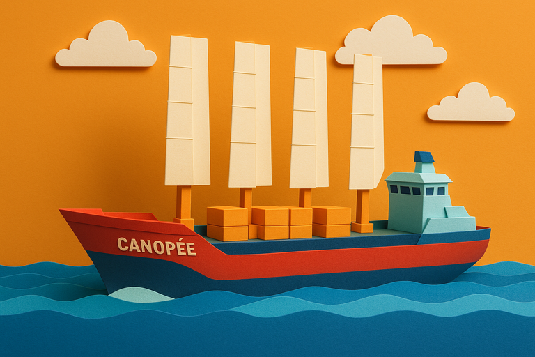 World’s first wind- and hybrid-powered cargo ship marks 2 years at sea