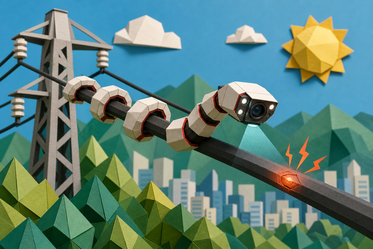 China’s robotic snakes slither across power lines to spot faults before failure