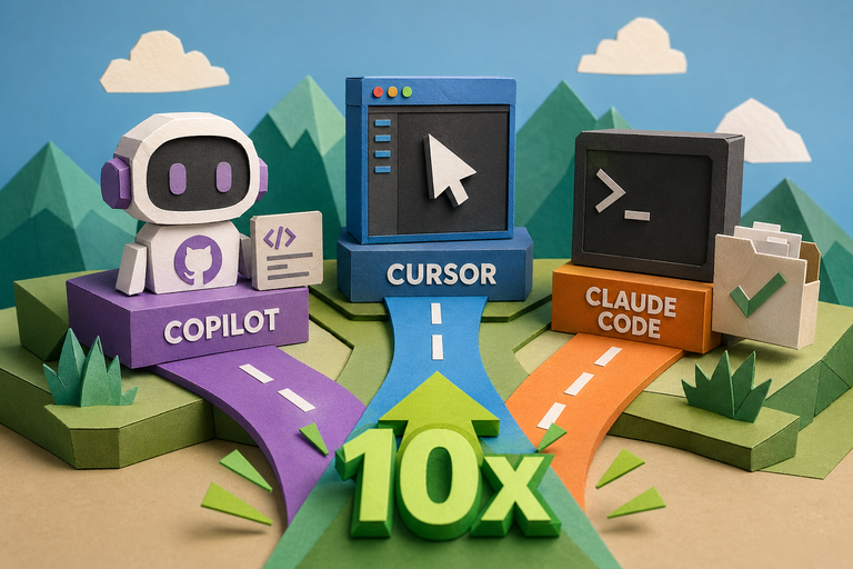 Cursor vs Copilot vs Claude Code: What Makes Developers 10x Faster?