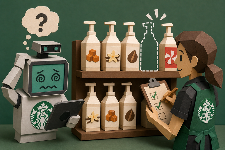 Starbucks tried using AI to count syrup bottles – it kept hallucinating the inventory