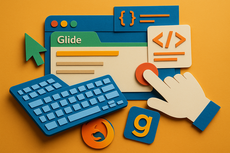 Glide, an extensible, keyboard-focused web browser
