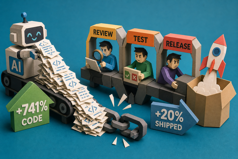 AI is making software developers faster — just not at actually shipping software