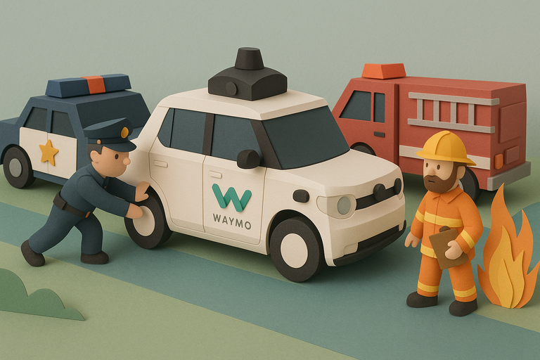 Waymo relies on firefighters and police to bail out stuck robotaxis