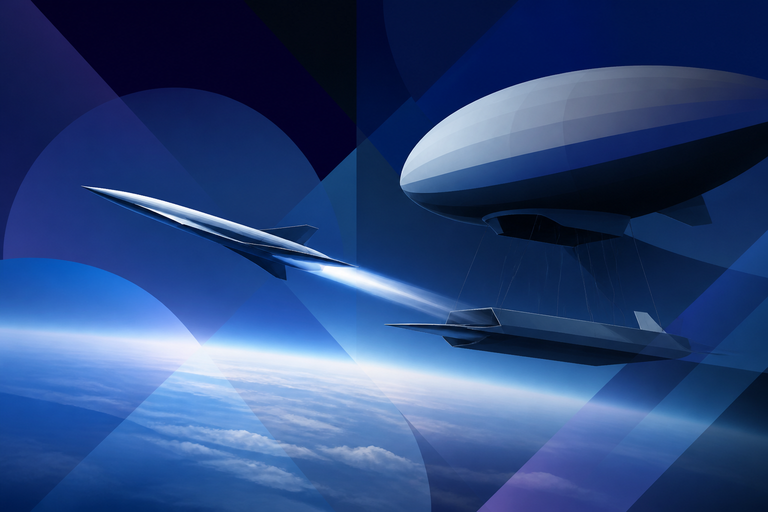 New hypersonic aircraft concept could take off from airships near the edge of space