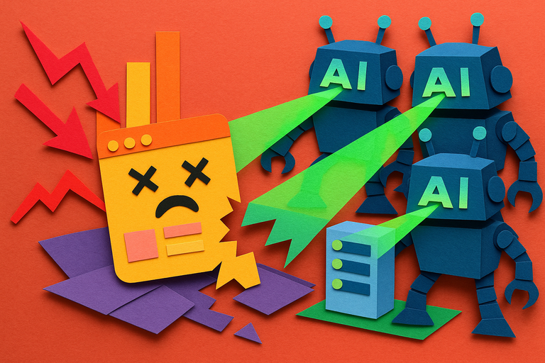 AI web crawlers are destroying websites in their never-ending content hunger