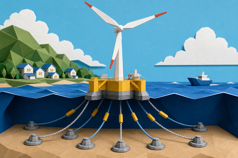 World’s largest single-unit floating wind turbine installed, could power 24,000 homes