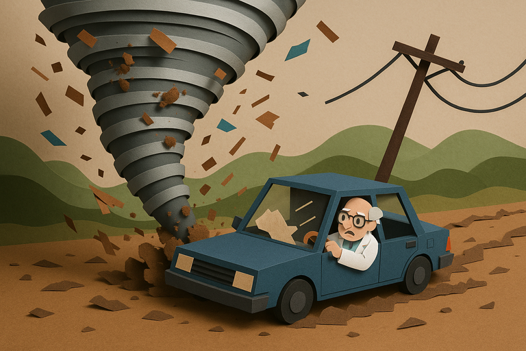 Can you survive inside a tornado? This scientist did by accident—he’s lucky to be alive