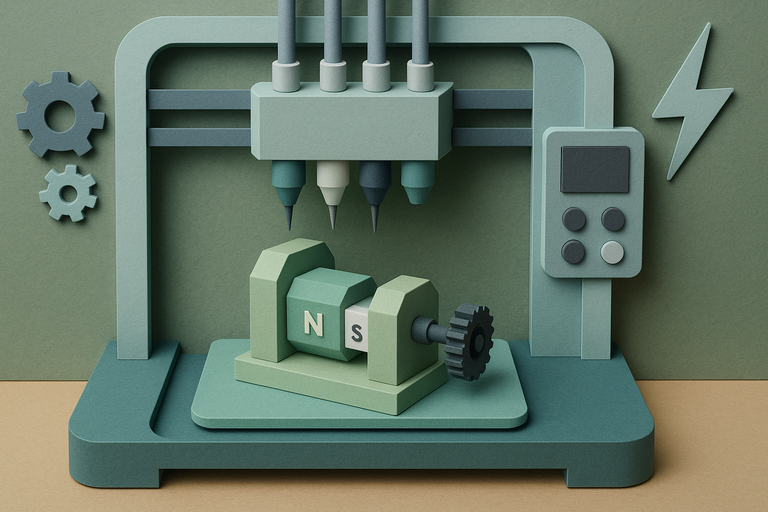 MIT's new 3D printer can create a working electric motor in one go