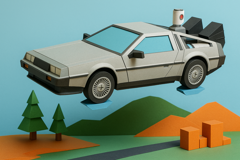 YouTuber makes full-scale DeLorean fly for real in jaw-dropping test video