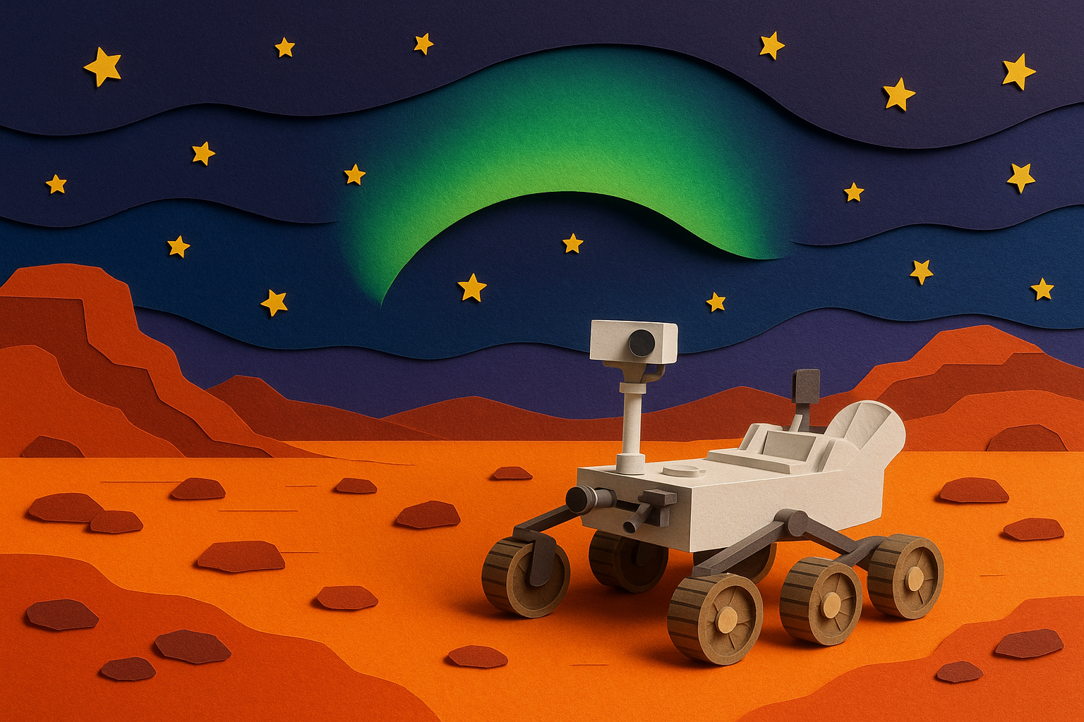 Perseverance takes the first picture of a visible Martian aurora