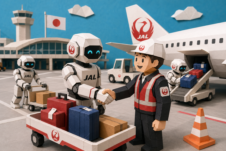 Humanoid robots will work as baggage handlers at Tokyo airport