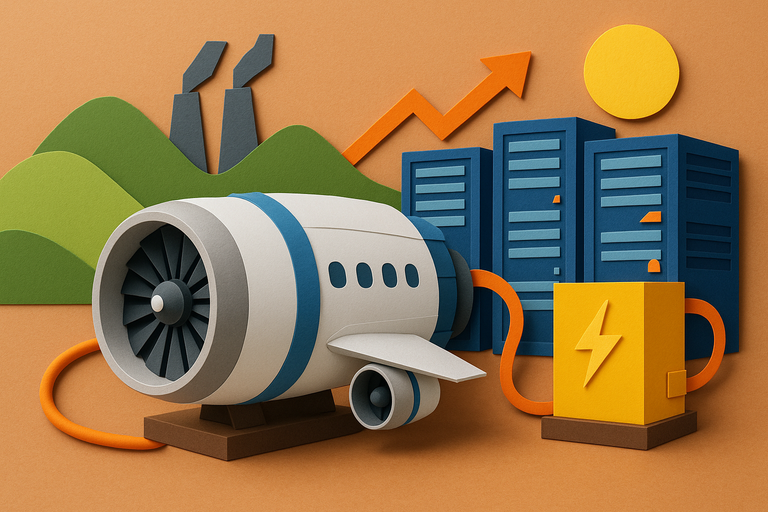 Data centers turn to old jet engines to power AI’s soaring energy demands
