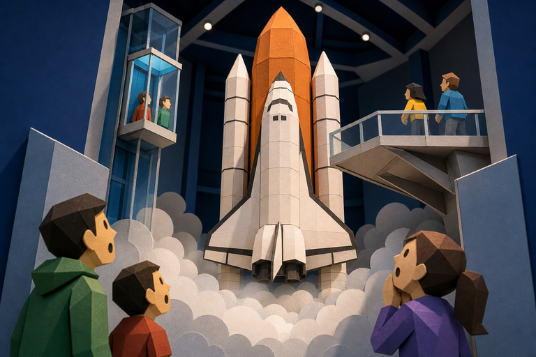 We got a sneak peek of the final space shuttle set to go on public display