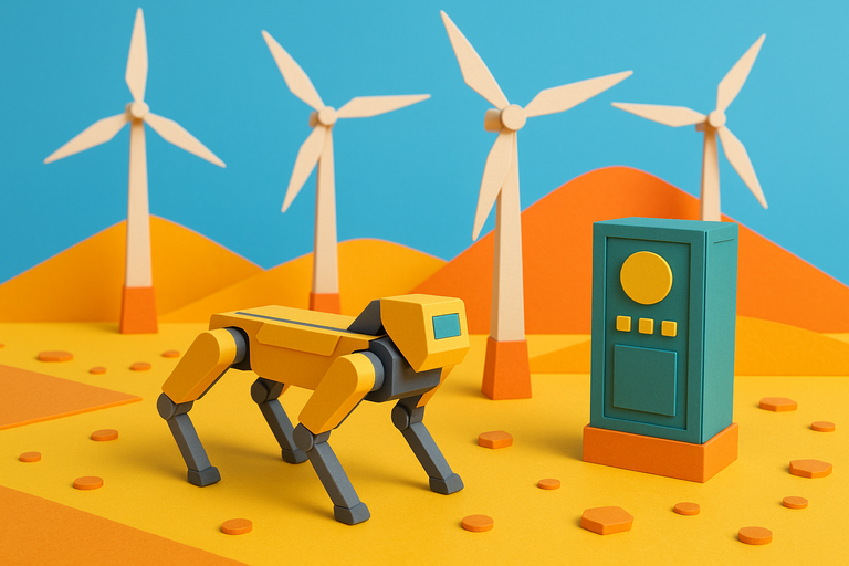 ‘World’s first’ robot dog–patrolled wind farm runs human-free in China’s desert