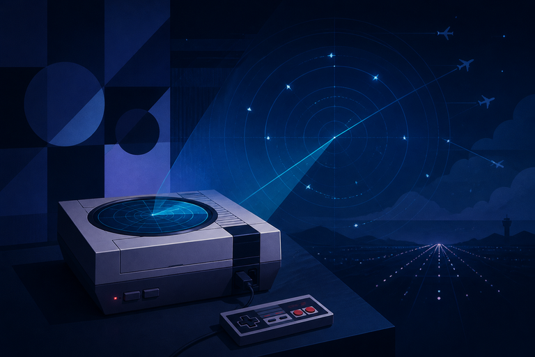 NES Radar Turns a 1985 Nintendo Into a Live Air Traffic Scope