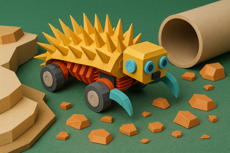 Porcospino Flex is a Spined Crawler Robot Built for Tight Spots and Rough Terrain