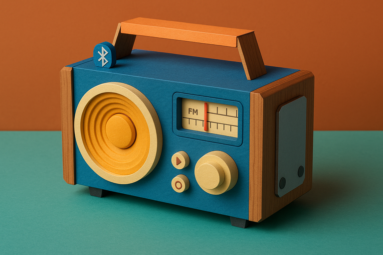 Transforming a Forgotten 1980s FM Radio Into a Modern Bluetooth Speaker