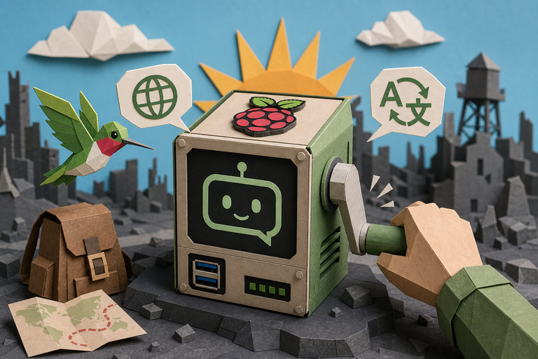 CrankGPT is a hand-powered, fully offline AI bot powered by a Raspberry Pi and 8GB of RAM