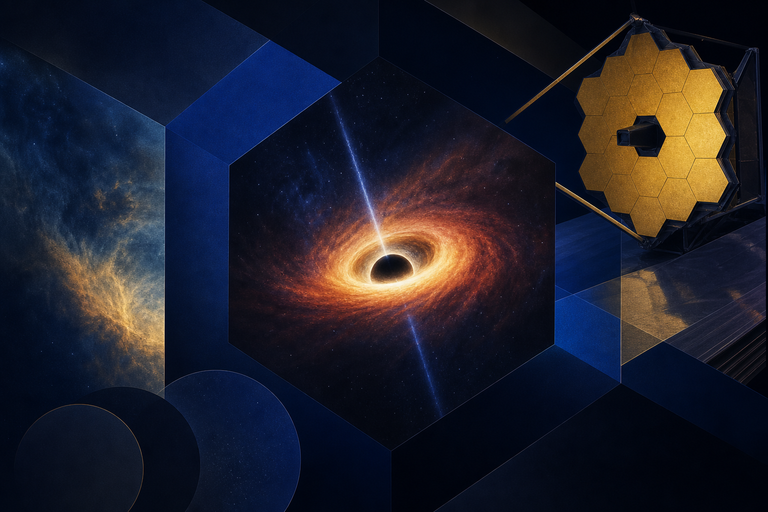 NASA’s James Webb catches a supermassive black hole feeding