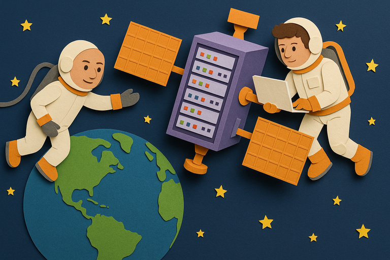 Big Tech Dreams of Putting Data Centers in Space