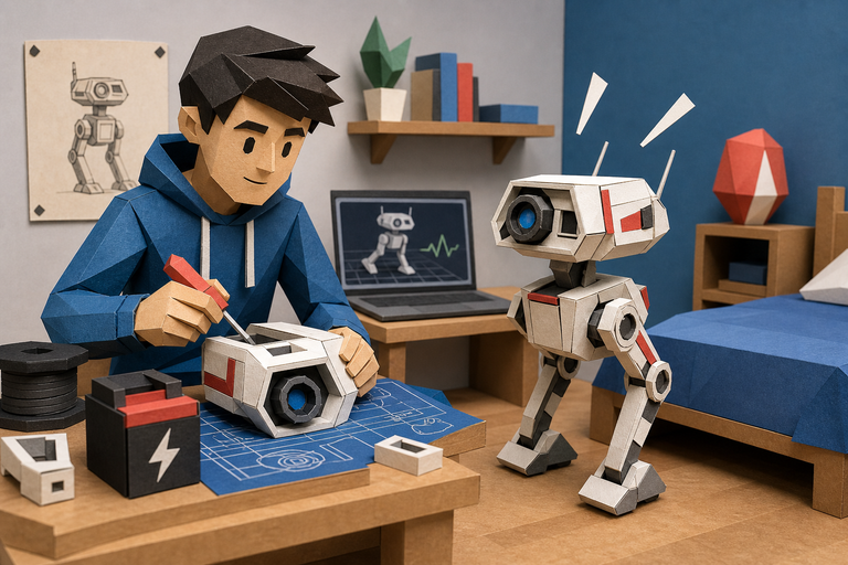 Student builds Disney BD-X Star Wars droid using lawn mower battery under $3K