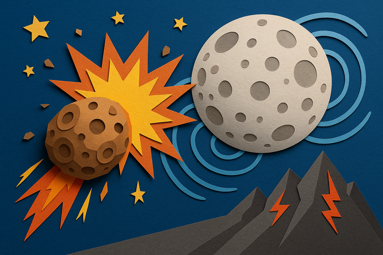 Why are some rocks on the moon highly magnetic?