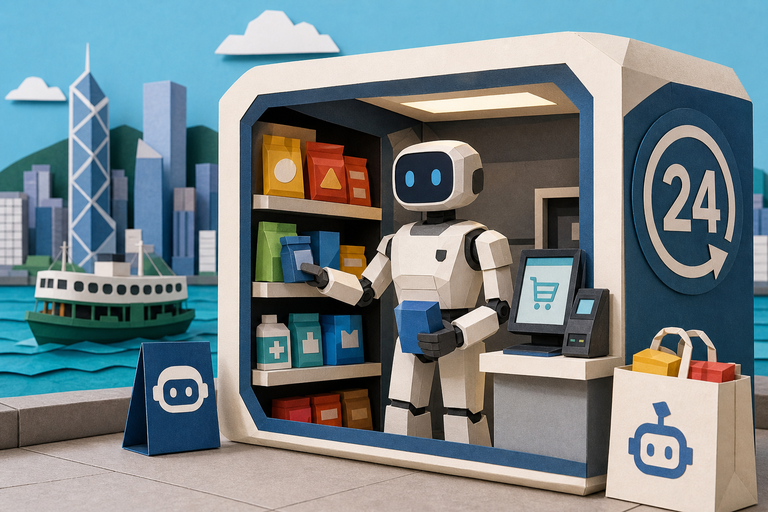 A New Store in Hong Kong Has No Human Employees, Just a Single Humanoid Robot